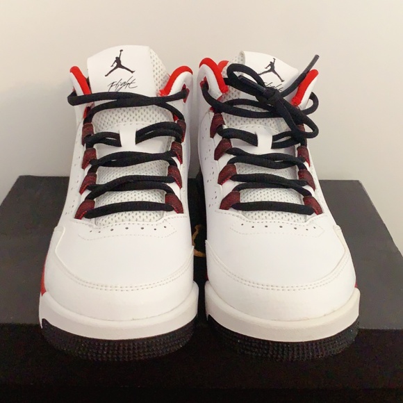 Jordan Flight origin 2 GS White-Black-GYM Red ( New) - Picture 5 of 9
